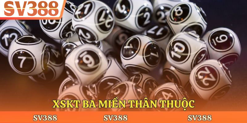XSKT ba miền thân thuộc