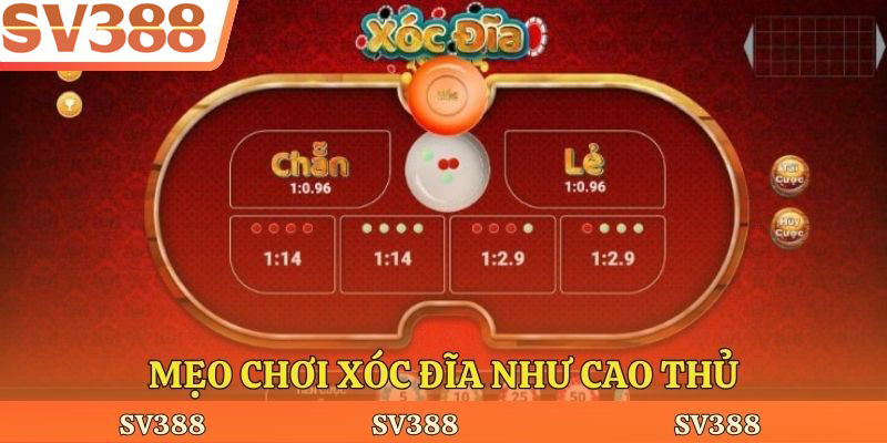 Mẹo chơi xóc đĩa như cao thủ